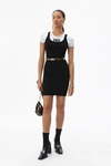 ALEXANDER WANG sport layering logo mini dress 