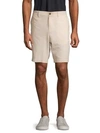 Original Penguin Classic Linen & Cotton Blend Shorts In Pale Khaki