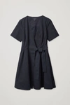 COS BELTED KIMONO-SHAPE DRESS,0781270003007