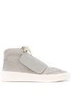 FEAR OF GOD FEAR OF GOD FRONT FLAP MID-TOP SNEAKERS - 灰色