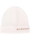 GIVENCHY logo embroidered beanie