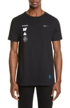 Off-white Mariana Graphic T-shirt In Black Multi