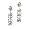 ASHLEY WILLIAMS 100% CLIP-ON DROP EARRINGS