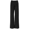 CHLOÉ Black flared stretch-wool trousers