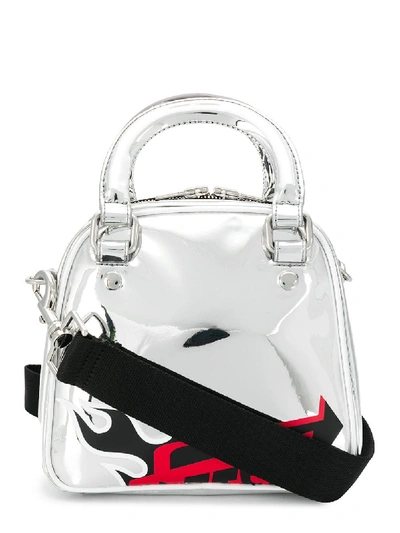 Mcq By Alexander Mcqueen Mcq Alexander Mcqueen Printed Tote - Silver