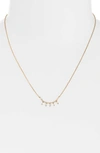 NADRI MERCER BAGUETTE PENDANT NECKLACE,NN36918GCZ