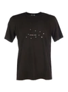 SAINT LAURENT LOGO STARS COTTON T-SHIRT,10965089