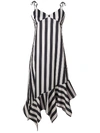 MARQUES' ALMEIDA striped asymmetric dress,RST19DR0009STP