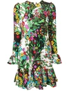 LA DOUBLEJ SHORT SUMMER VISCONTI DRESS MULTICOLOR,DRE0074 GEO001