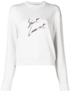 SAINT LAURENT graphic logo sweatshirt,547935 YB2ZW