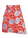 MAISON RABIH KAYROUZ FLORAL JACQUARD MINI SKIRT,S1003 F