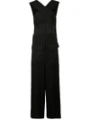 SONIA RYKIEL CRISSCROSS JUMPSUIT,12204329-39 SS19