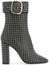 SAINT LAURENT JOPLIN BUCKLE BOOTS,538145 0RRNN