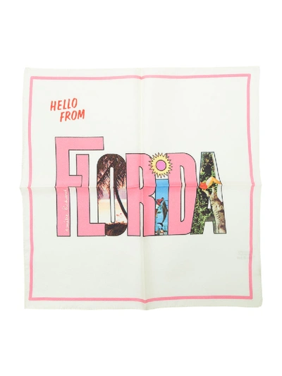 Amélie Pichard Florida Postcard Scarf In Multicolor