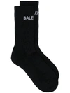 BALENCIAGA tennis socks black