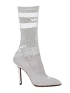 VETEMENTS GREY REFLECTIVE SOCK PUMPS GREY,WAH1918515