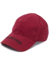 BALENCIAGA logo cap red