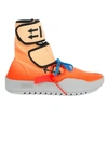 OFF-WHITE OFF-WHITE X THE WEBSTER EXCLUSIVE MOTO WRAP SNEAKERS ORANGE,OMIA108T19B83081