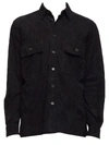 THE ROW JOHNNY SUEDE OVER SHIRT BLACK,65 L155 SS19