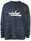 JULIEN DAVID MARL LOGO SWEATSHIRT,TMS-1909