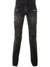 BALMAIN biker jeans,W6HD572D204D
