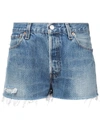 RE/DONE FADED SHORTS BLUE,1006TS SS19