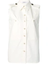 GIVENCHY button-detailed shirt,BW60HD11VH
