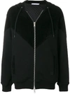 GIVENCHY ZIP FRONT HOODIE,BW305S3060