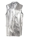 CALVIN KLEIN 205W39NYC METALLIC LONG VEST,84WLJA52 L088