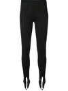 Givenchy Stretch Viscose Slim Leg Stirrup Trousers