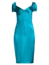 ALEXIS Cadiz Satin Silk Sheath Dress