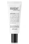 PHILOSOPHY ANTI-WRINKLE MIRACLE WORKER PRIMER + LINE-CORRECTING PRIMER, 0.9 OZ,56220154000