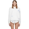 ADIDAS ORIGINALS BY ALEXANDER WANG ADIDAS ORIGINALS BY ALEXANDER WANG WHITE AW CREW SWEATSHIRT