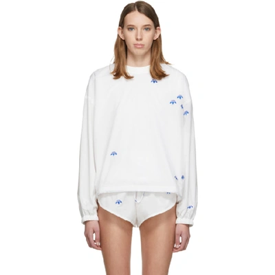 Adidas Originals By Alexander Wang 圆领款 In Core White