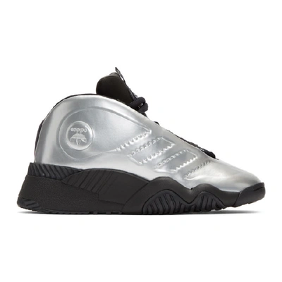 Adidas Originals By Alexander Wang X Alexander Wang Futureshell Trainers In Silver,black