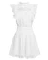 FRAME Lace Pintuck Dress,LWWD0177-LACE-DRESS