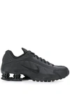 Nike Men's Shox R4 Running Sneakers From Finish Line In Black