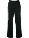 GIVENCHY HIGH WAISTED LOGO TROUSERS