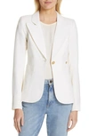 Smythe Classic Duchess Blazer In Ivory In Ivory
