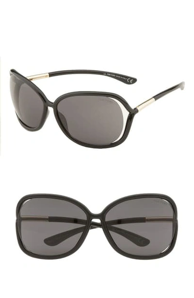 Tom Ford 'raquel' 63mm Oversized Open Side Sunglasses -