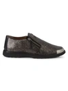 GIUSEPPE ZANOTTI Embossed Leather Loafers