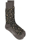 YOHJI YAMAMOTO CAMOUFLAGE INTARSIA SOCKS