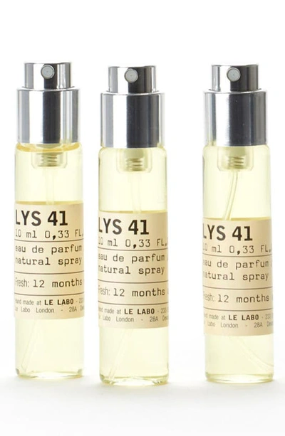 LE LABO LYS 41 EAU DE PARFUM TRAVEL TUBE REFILL TRIO,J1LT010000