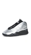 Adidas Originals By Alexander Wang X Alexander Wang Futureshell Sneakers In Platin Met/core Black
