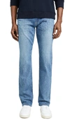 PAIGE NORMANDIE STRAIGHT JEANS IN CARTWRIGHT WASH,PDENI41032