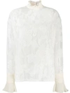 SEE BY CHLOÉ FLORAL LACE BLOUSE