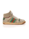 GUCCI GUCCI SCREENER GG HIGH TOP SNEAKERS