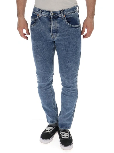 Gucci Straight Leg Jeans In Blue