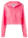 COURRÈGES CROPPED HOODED JACKET