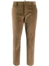 DSQUARED2 PLAIN CROPPED TROUSERS